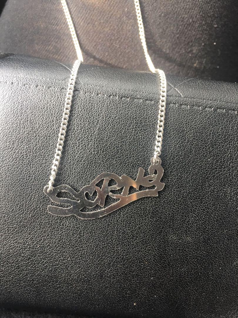 Customise Name Chain, Women's Fashion, Jewelry & Organisers, Necklaces ...