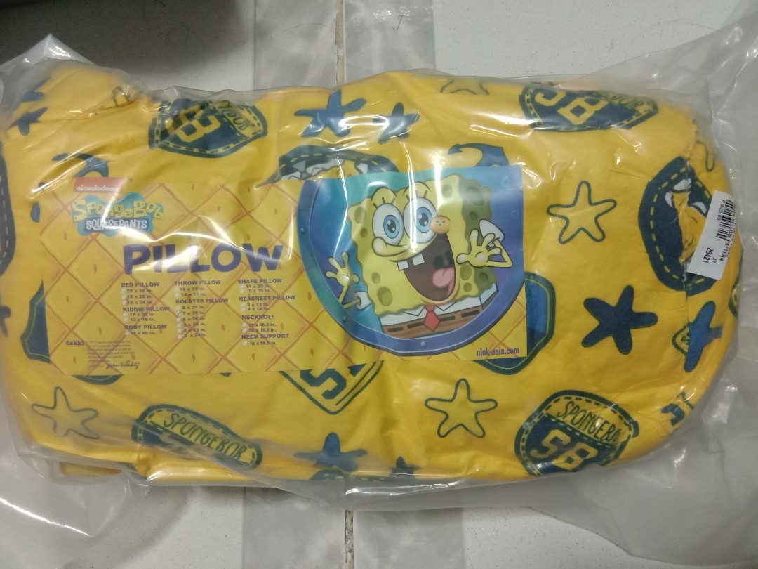 Dakki SpongeBob bolster pillow