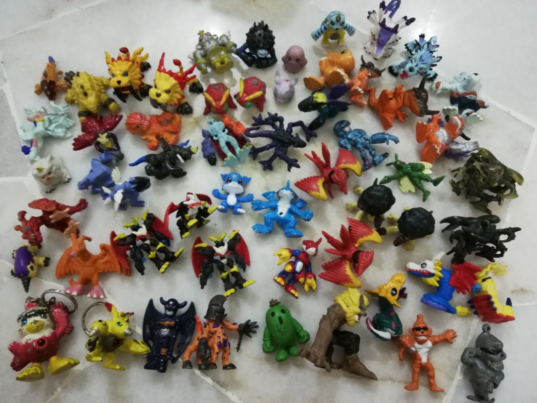 Digimon mini toys bundle set, Hobbies 