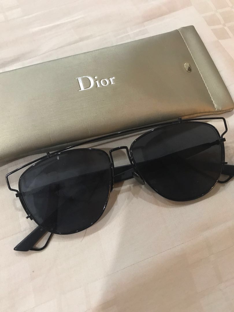 Dior technologic sales cutout aviator sunglasses