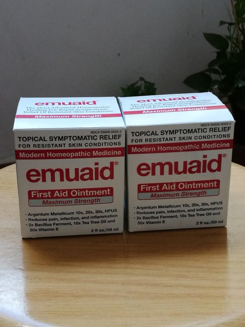 Emuaid First Aid Ointment Maximum Strength Health Beauty