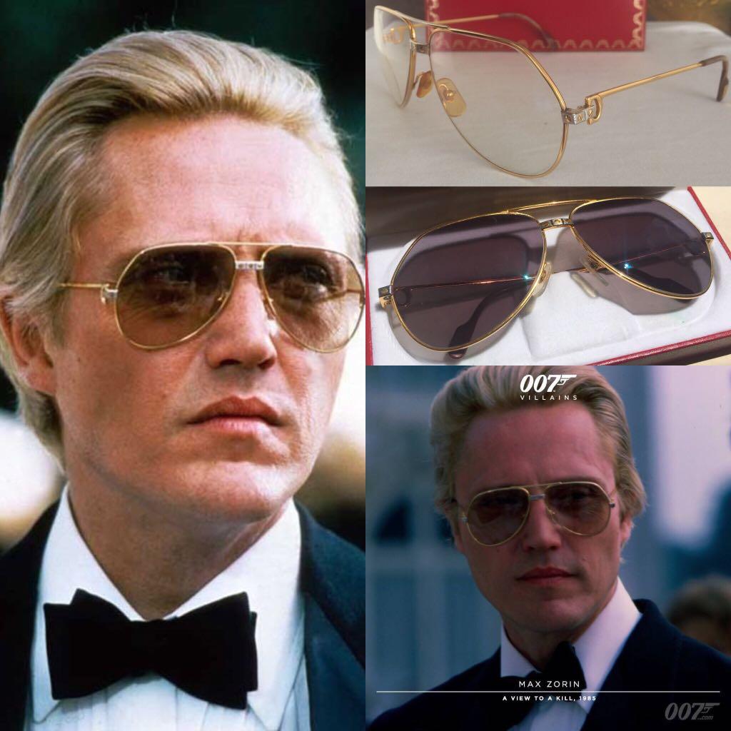 Vintage Cartier Santos Sunglasses 