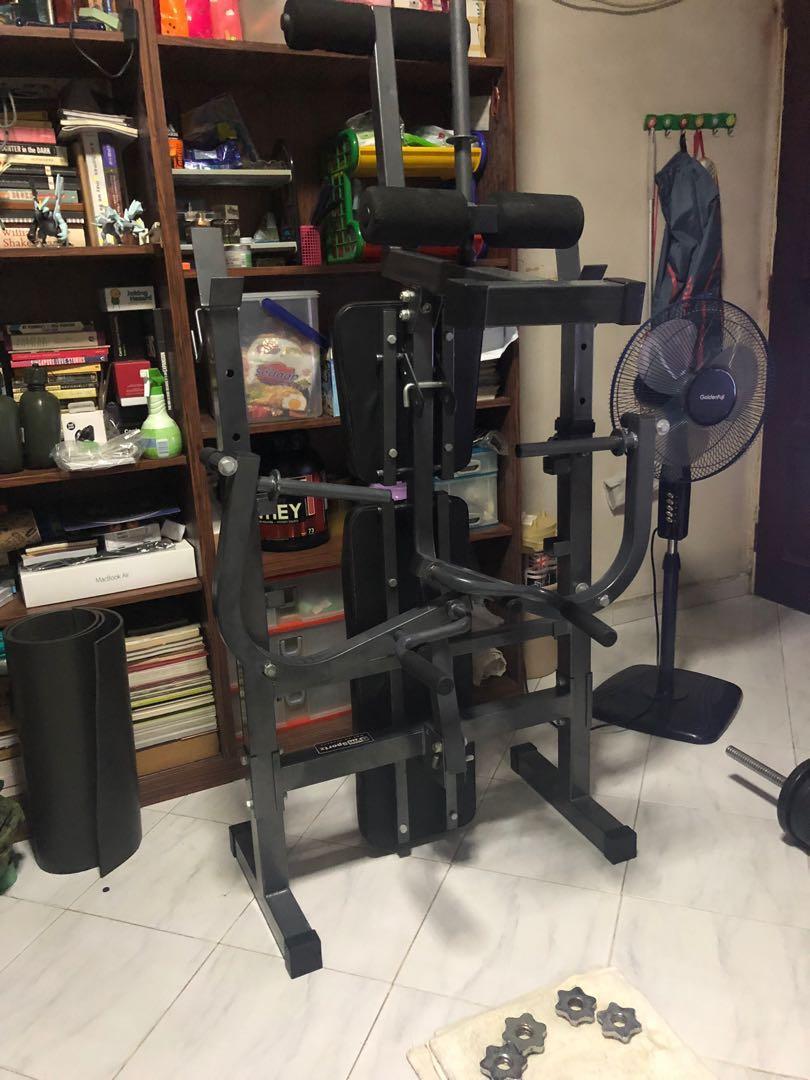 Foldable Workout Bench Sports Weights Gym Equipment On Carousell