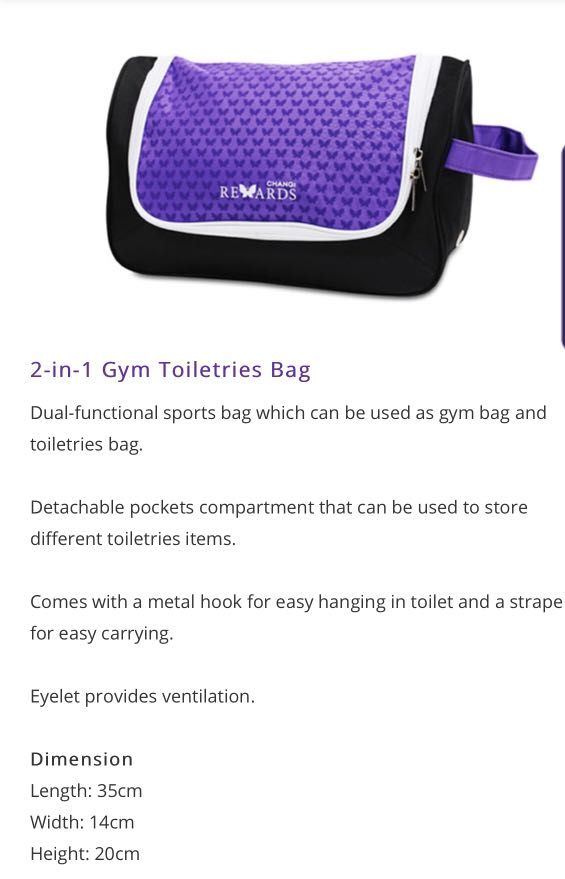Gym toiletries shop