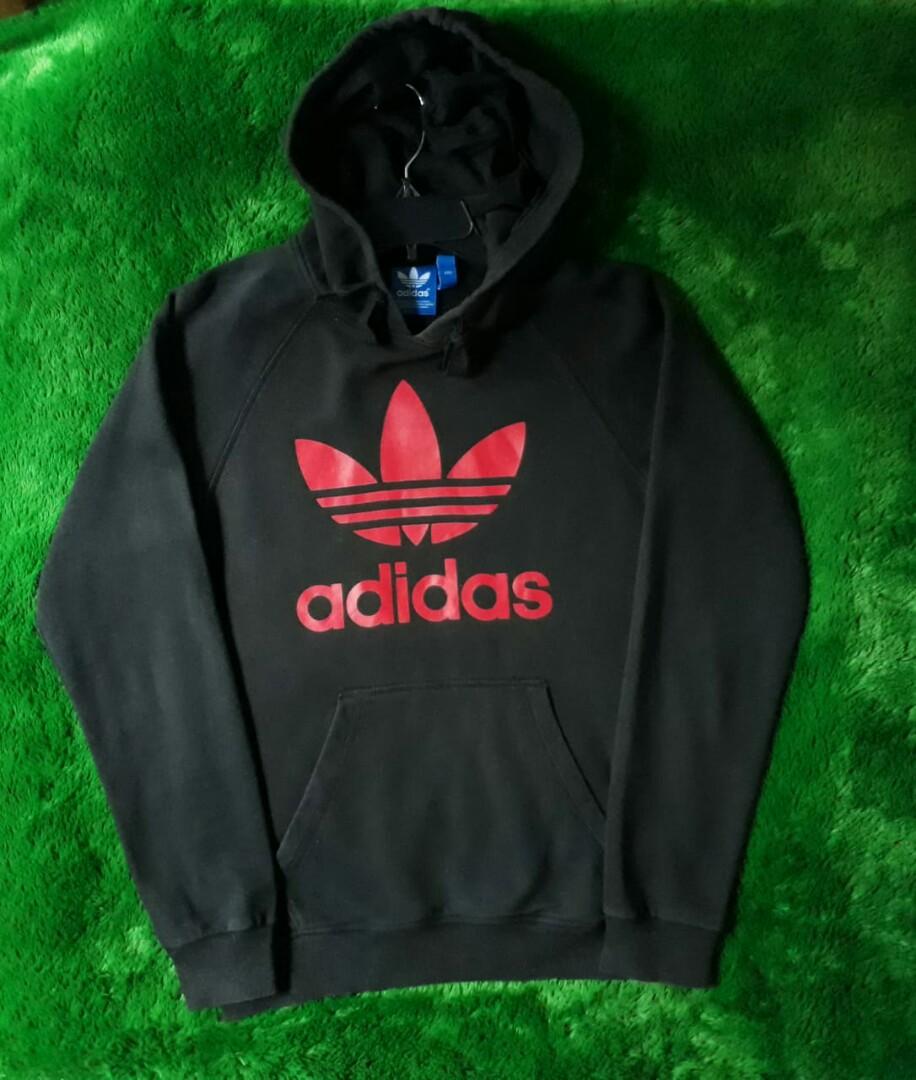 Hoodie Adidas 3foil Fesyen Pria Pakaian Baju Luaran Di Carousell
