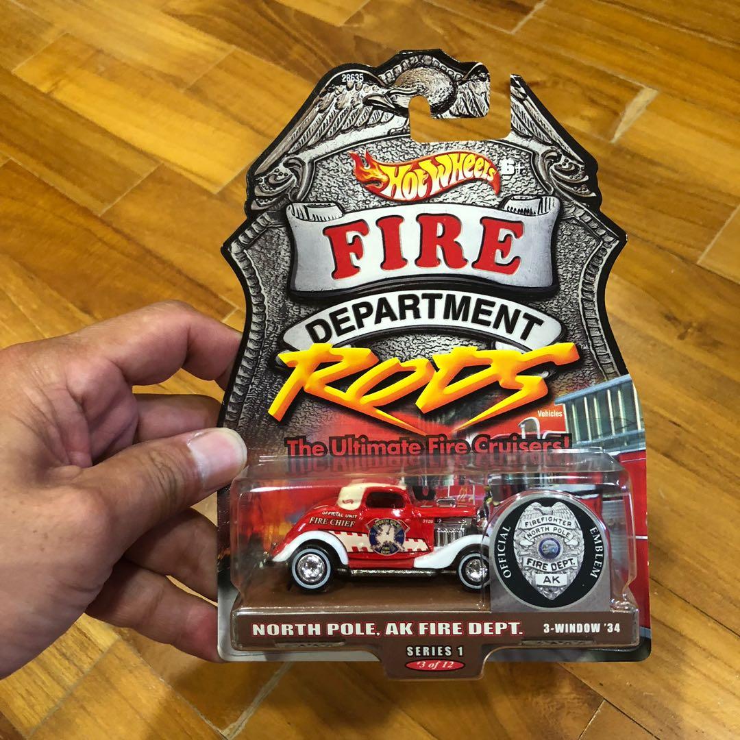 Hot Wheels Fire Department Rods 34 Ford Hobbies Toys Toys