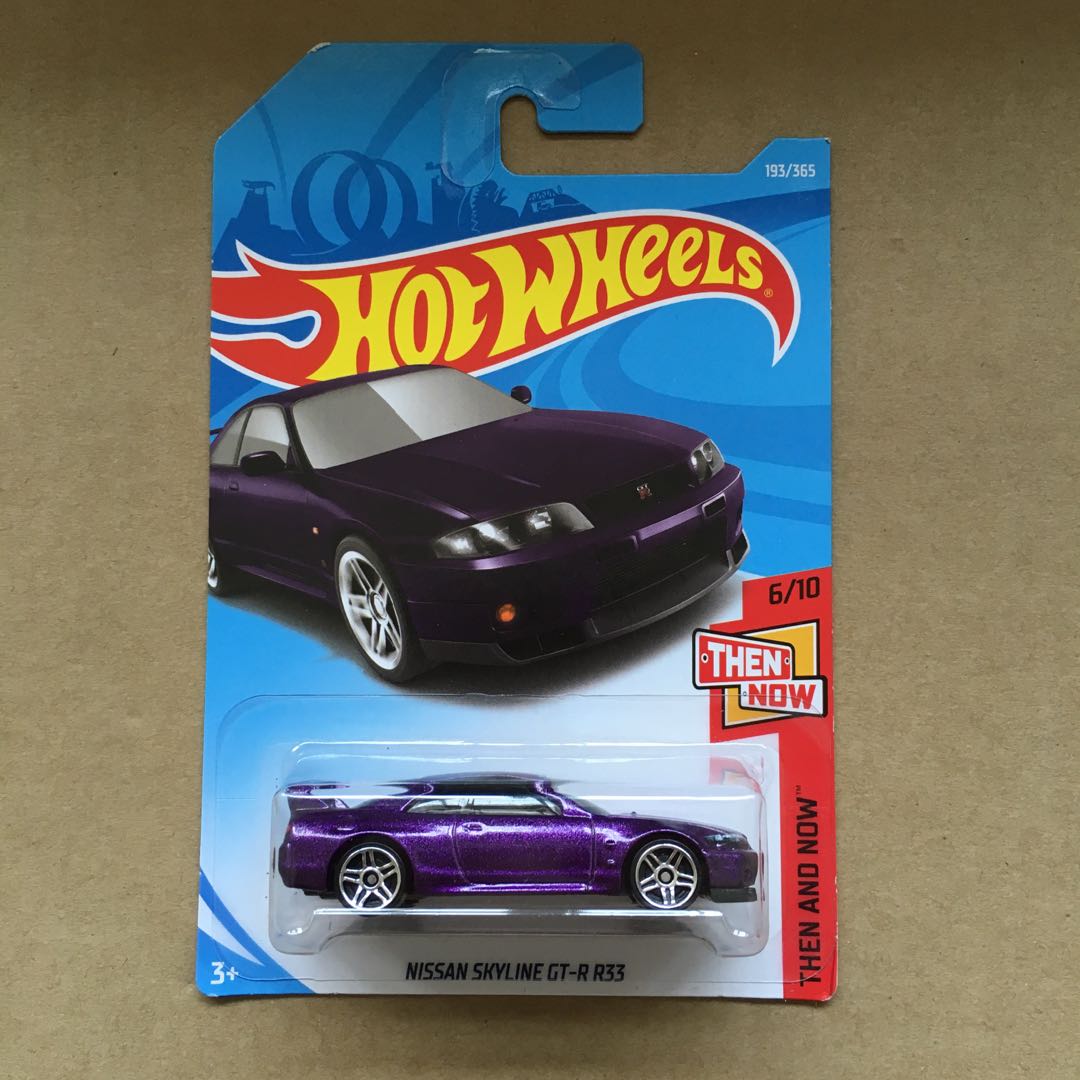hot wheels r33 purple
