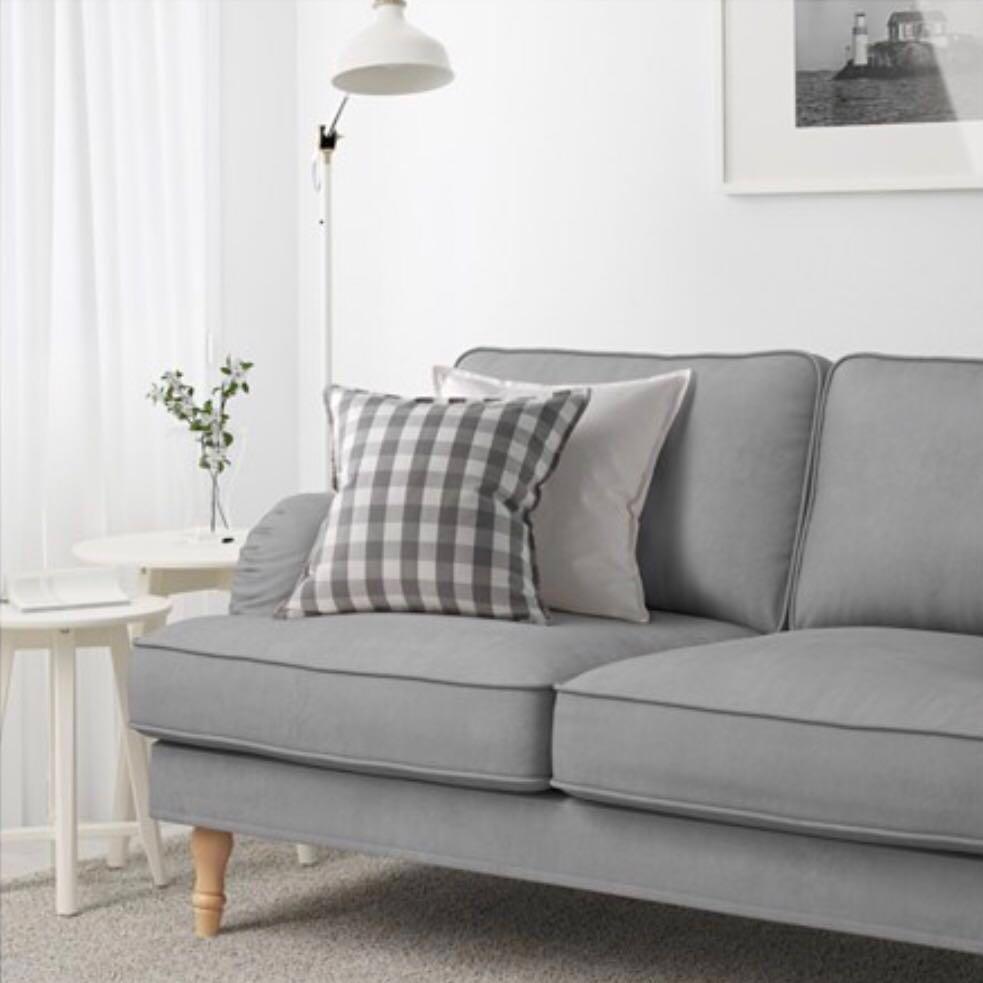 Ikea Stocksund 2 Seat Sofa Beige Color Assembled 90 New Furniture