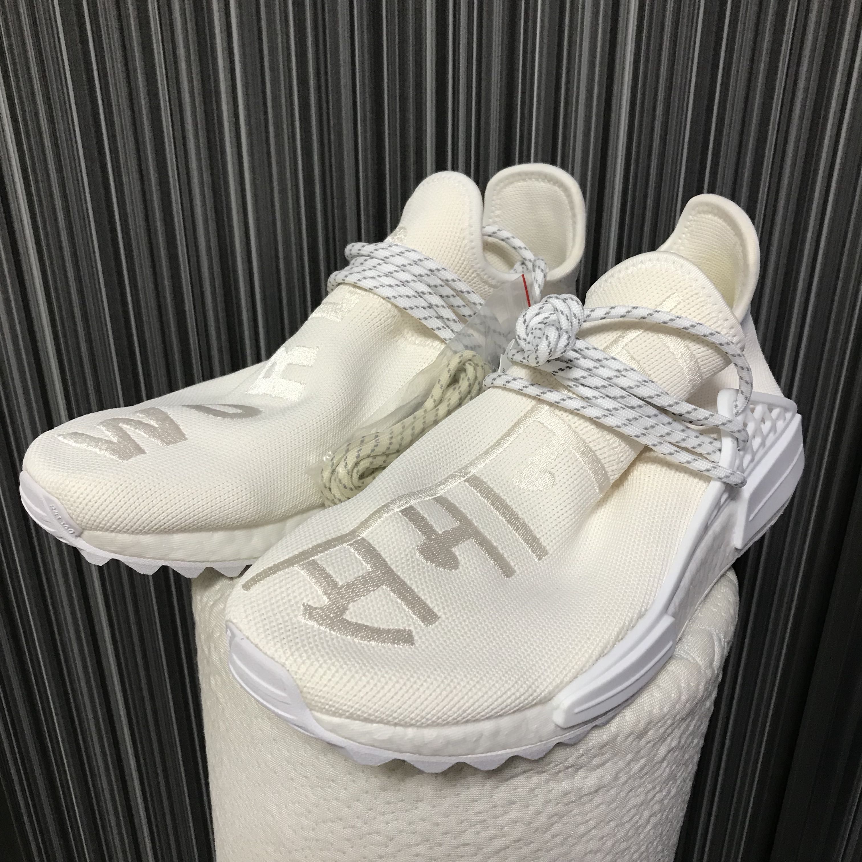 adidas human race beige