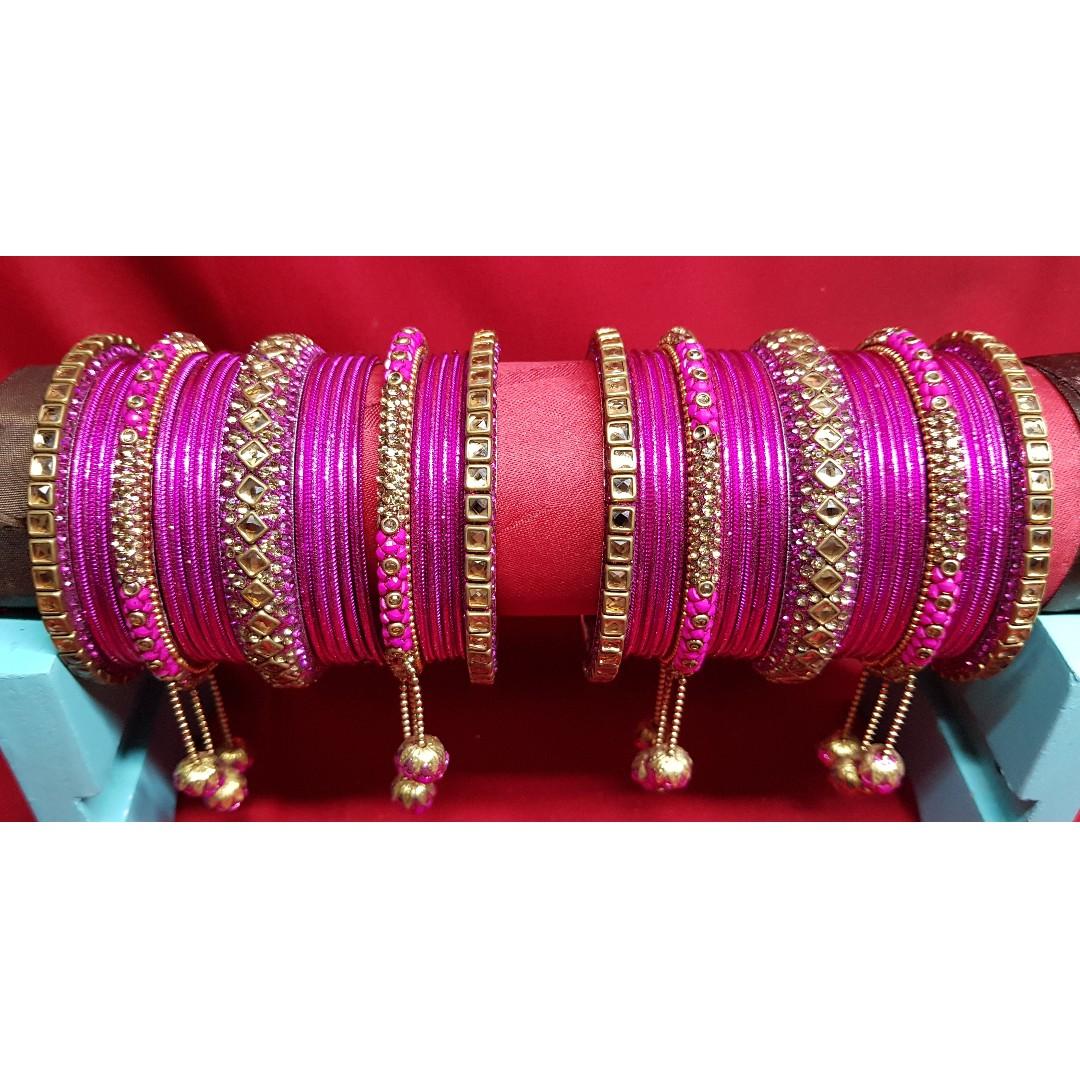 Red indian new arrivals bangles
