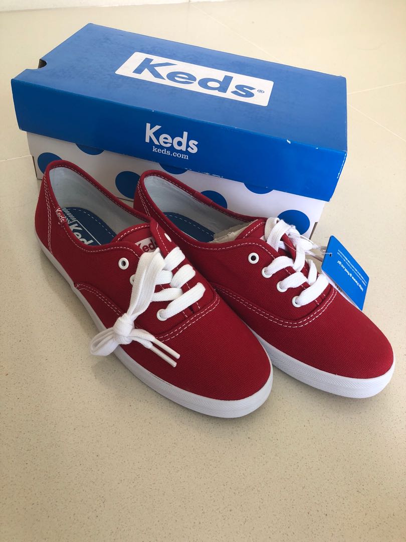 keds red shoes