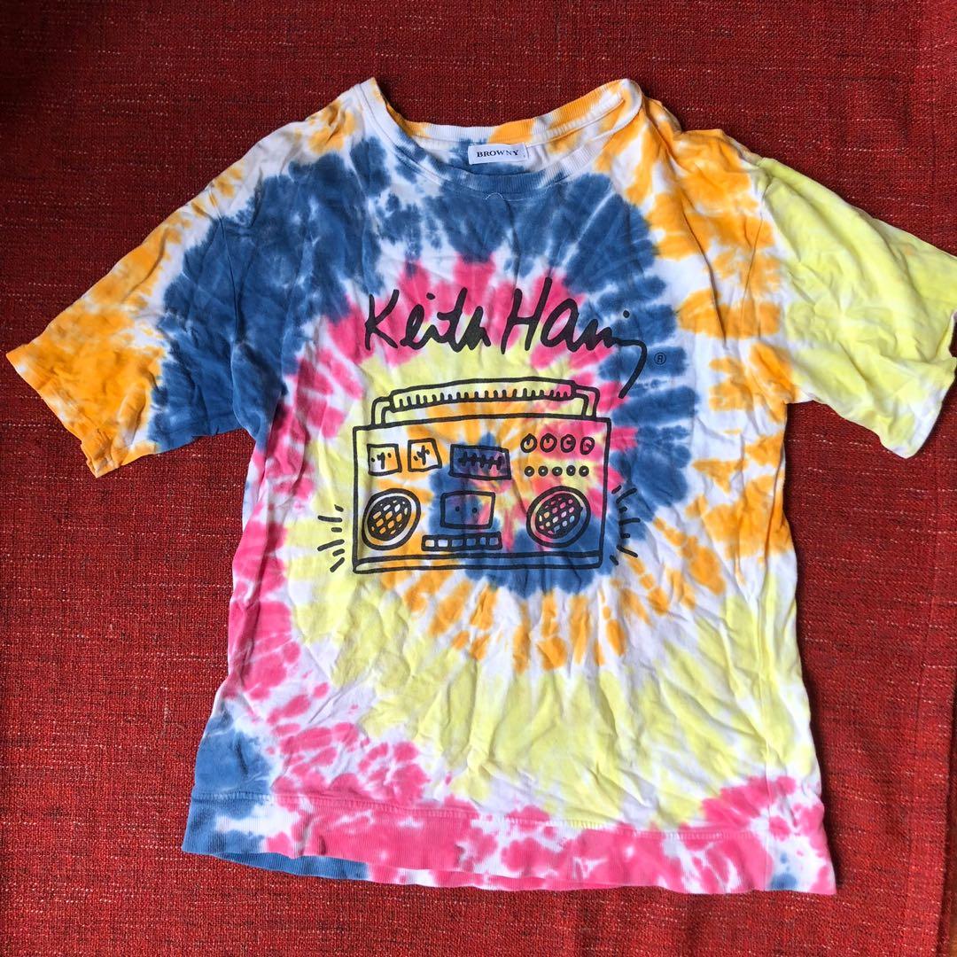 keith haring tie dye hoodie