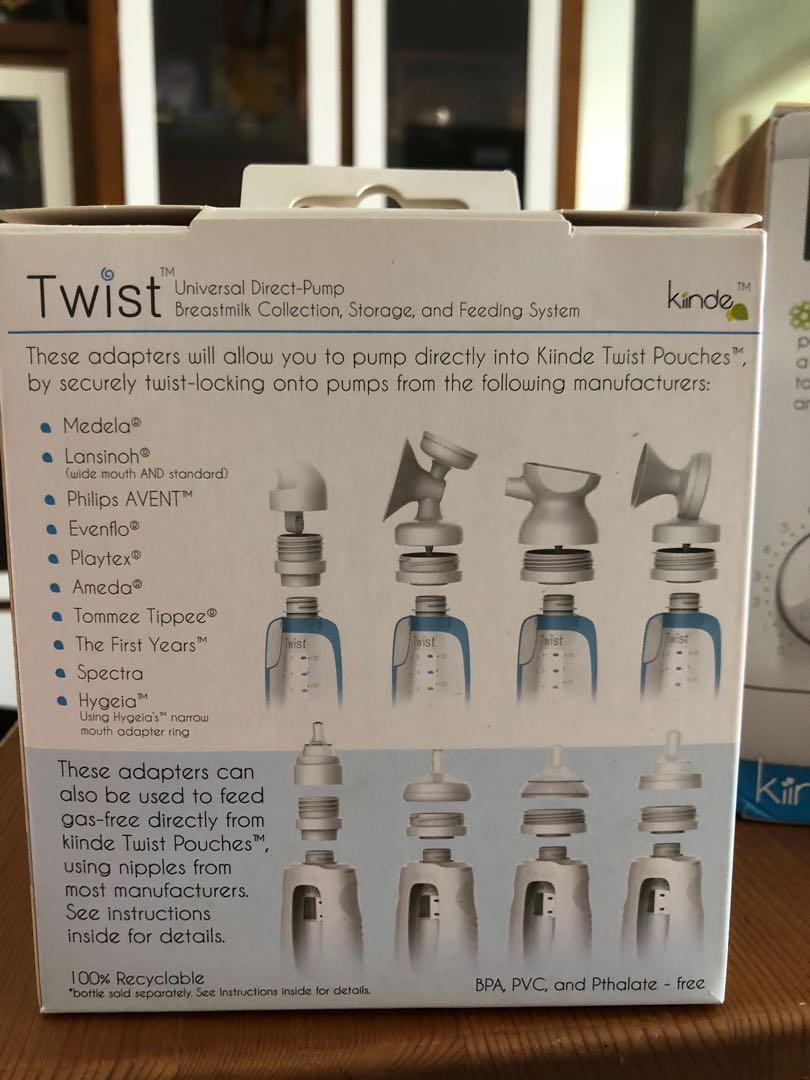 Kiinde Twist locking adapter, Babies & Kids, Nursing & Feeding on Carousell