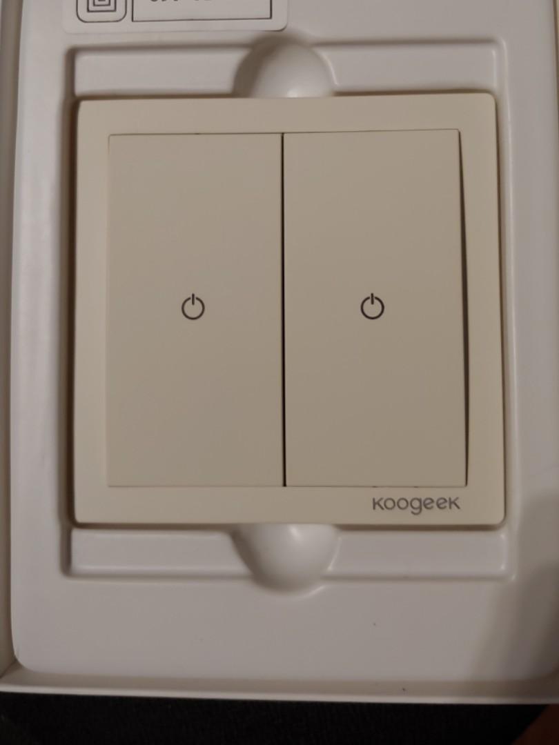 Koogeek Two Gang Light Switch Kh02cn Apple Homekit Car Accessories Electronics Lights On Carousell