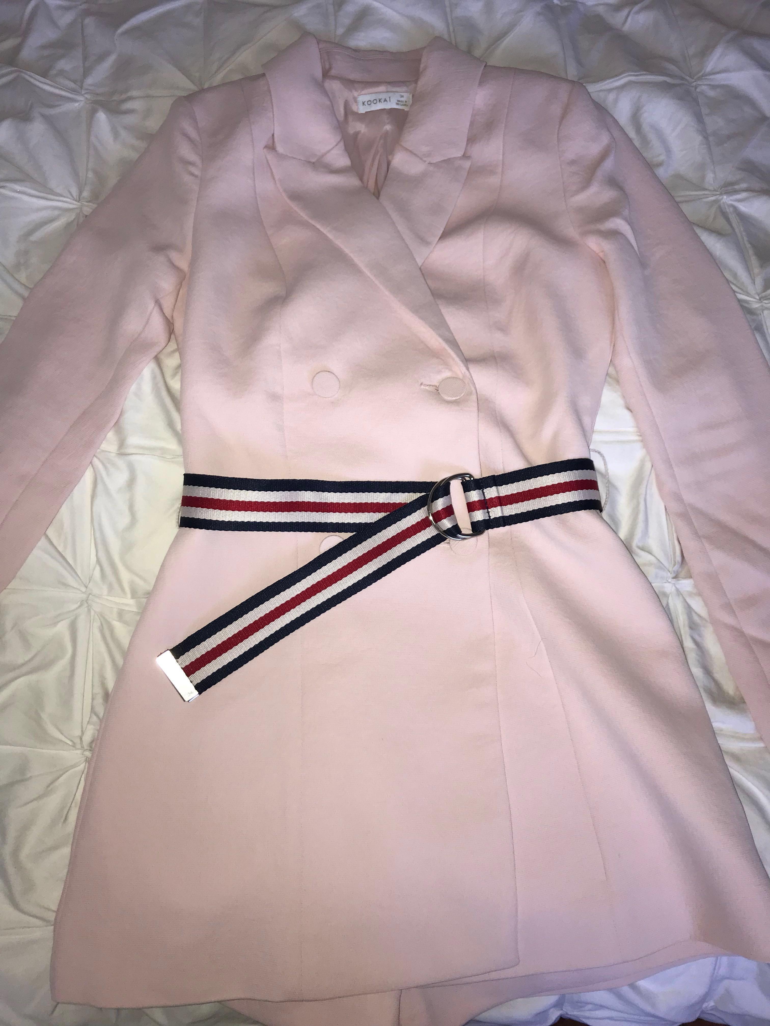 kookai white ribbon playsuit