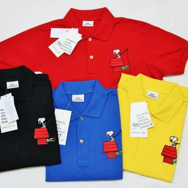 Lacoste Peanuts X Snoopy Men Men S Fashion Tops Sets Tshirts Polo Shirts On Carousell