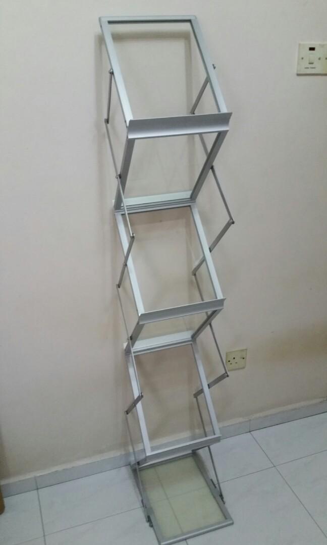 Used Brochure Display Racks Magazine / brochure display rack, Furniture & Home Living, Furniture ...
