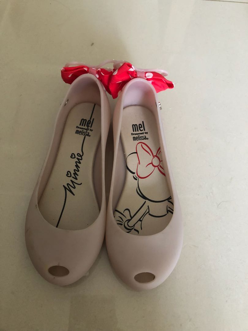 Minnie Mouse Melissa Shoes size USA 1 