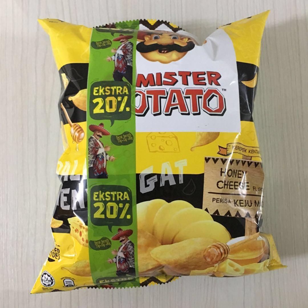 mr potato chips honey cheese