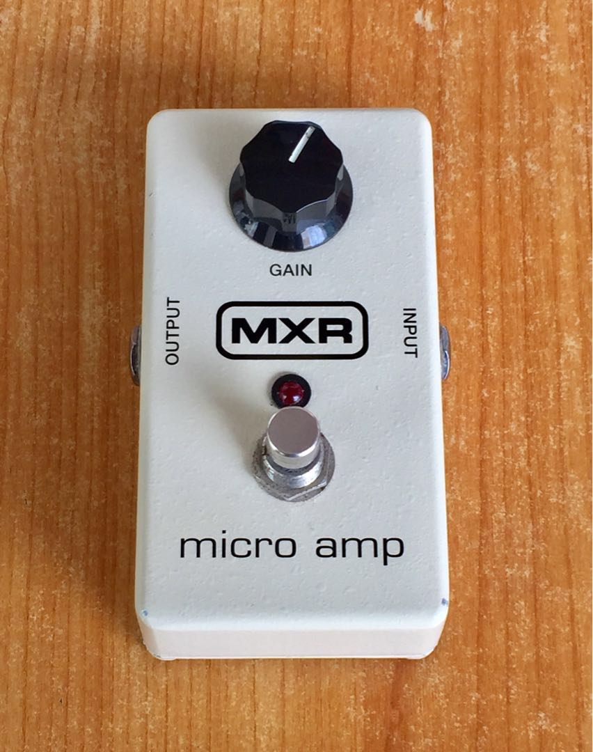 Jim Dunlop M133 Mxr Micro Amp Pedal White With Orange DUNLOP MXR