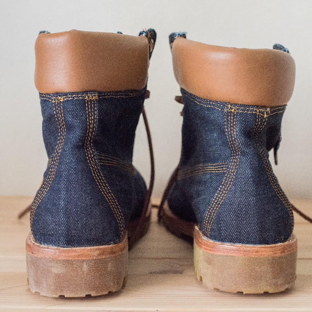 White oak denim timberlands sale