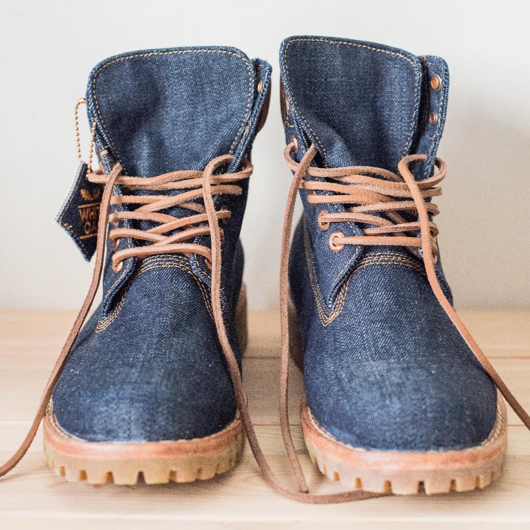 White oak denim timberlands new arrivals