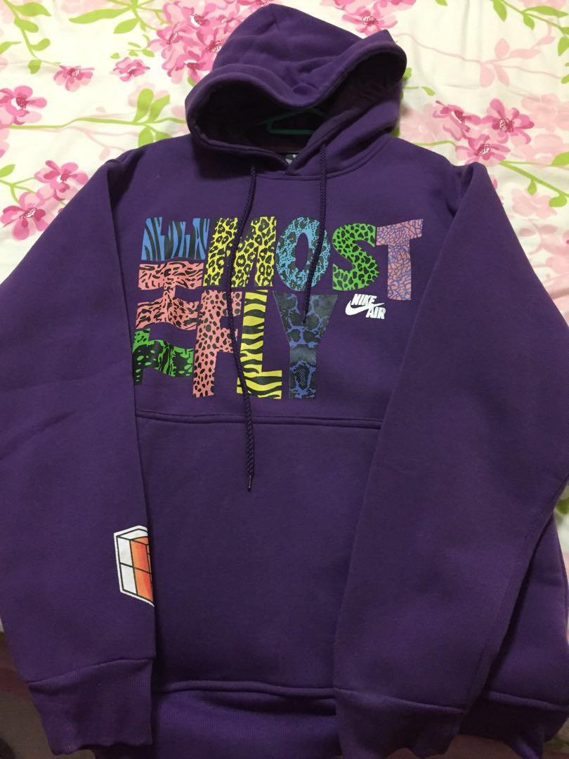 purple nike air hoodie