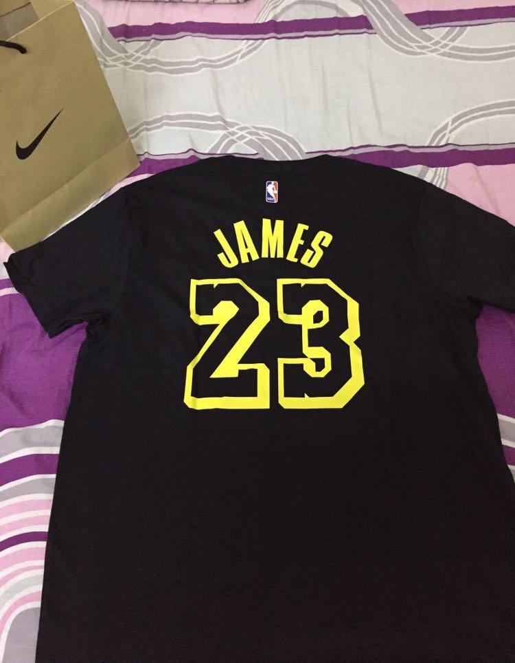 Nike Lakers Nba Team Lebron James 23 T Shirt Xl Men S Fashion Clothes Tops On Carousell