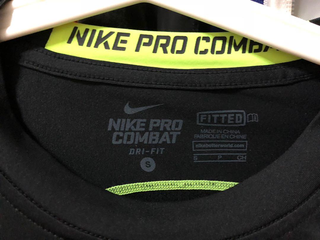 nike pro combat fitted