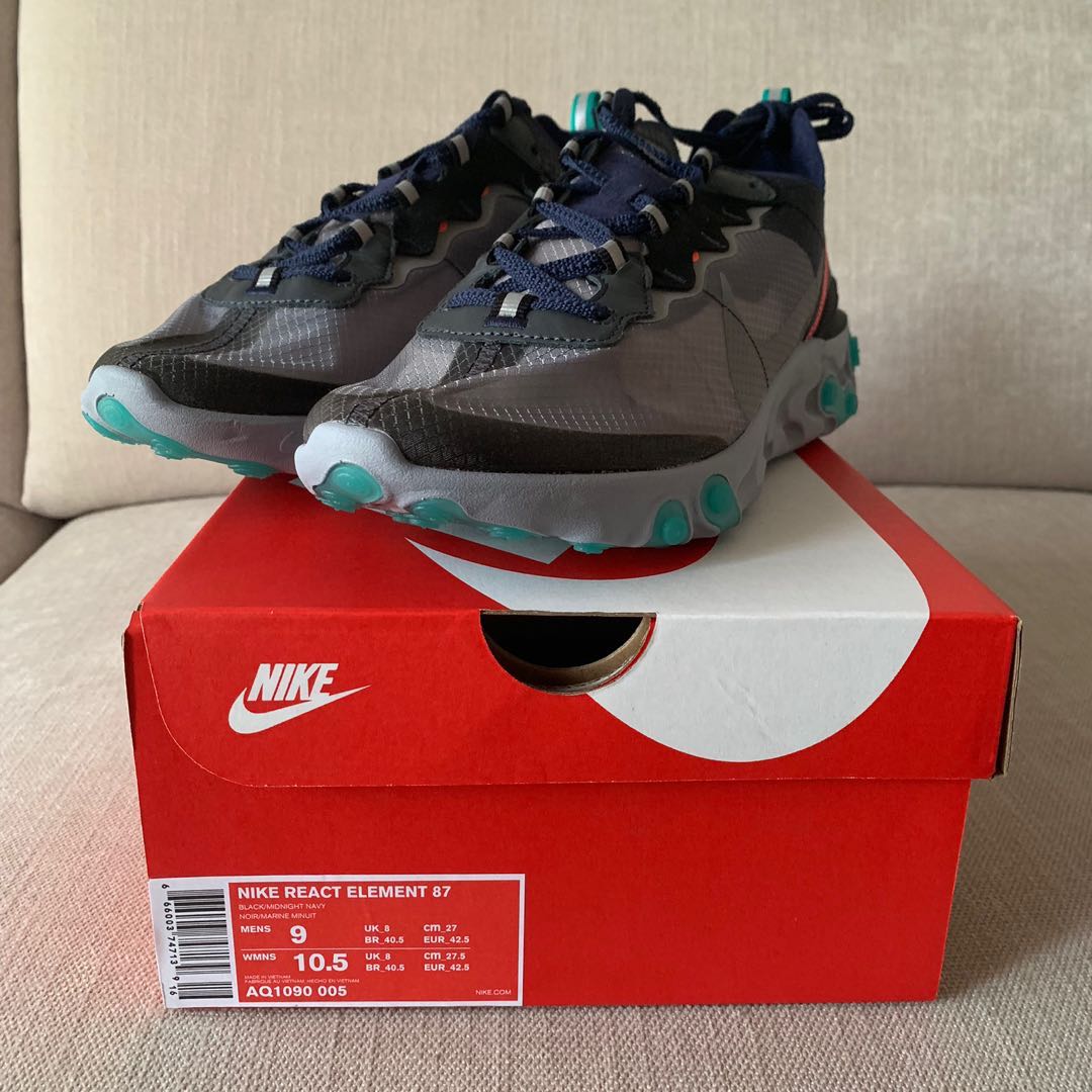 Nike 27 react outlet green