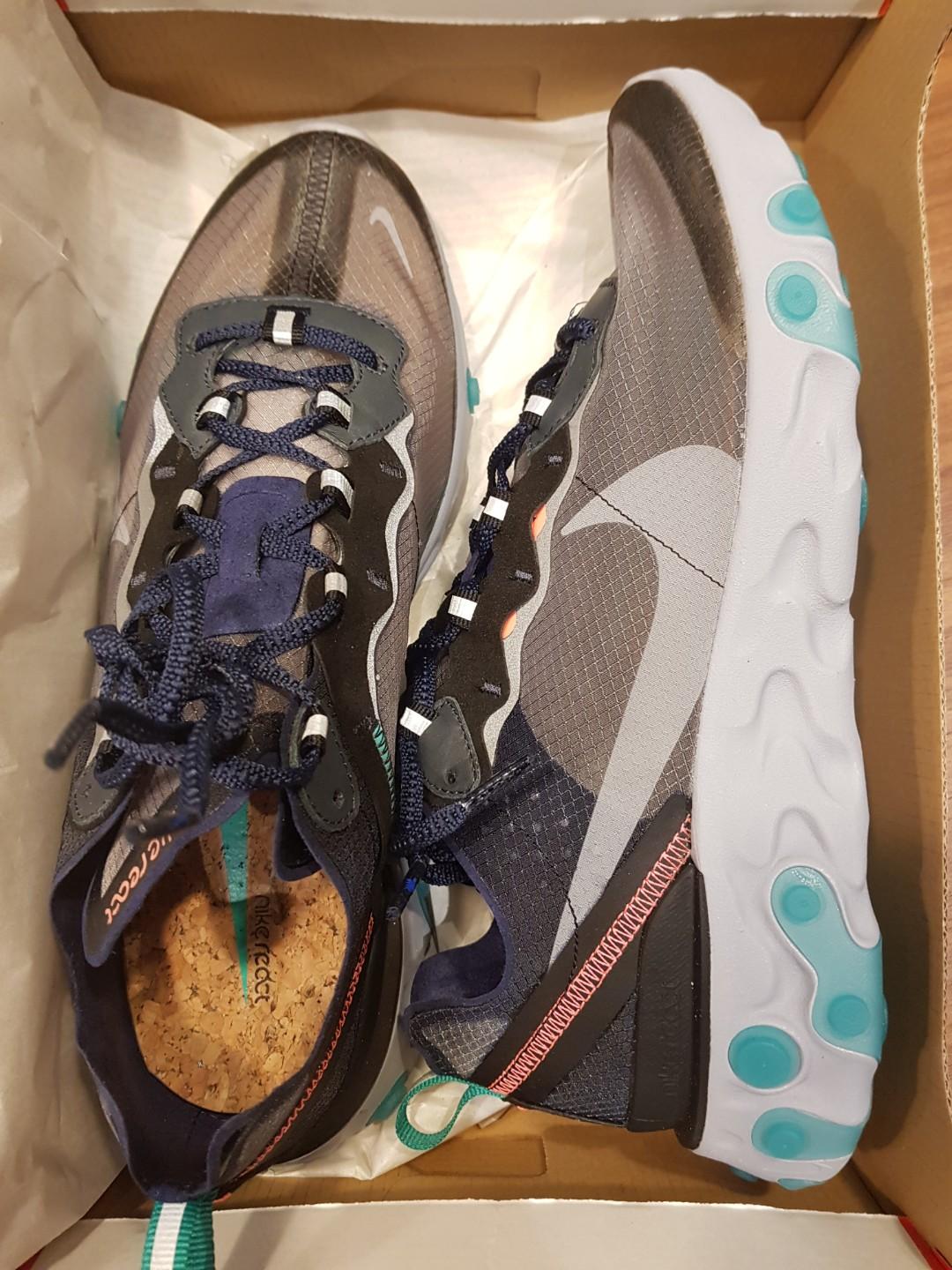 Nike React Element 87 Size US10 Men s Fashion Footwear Sneakers on Carousell