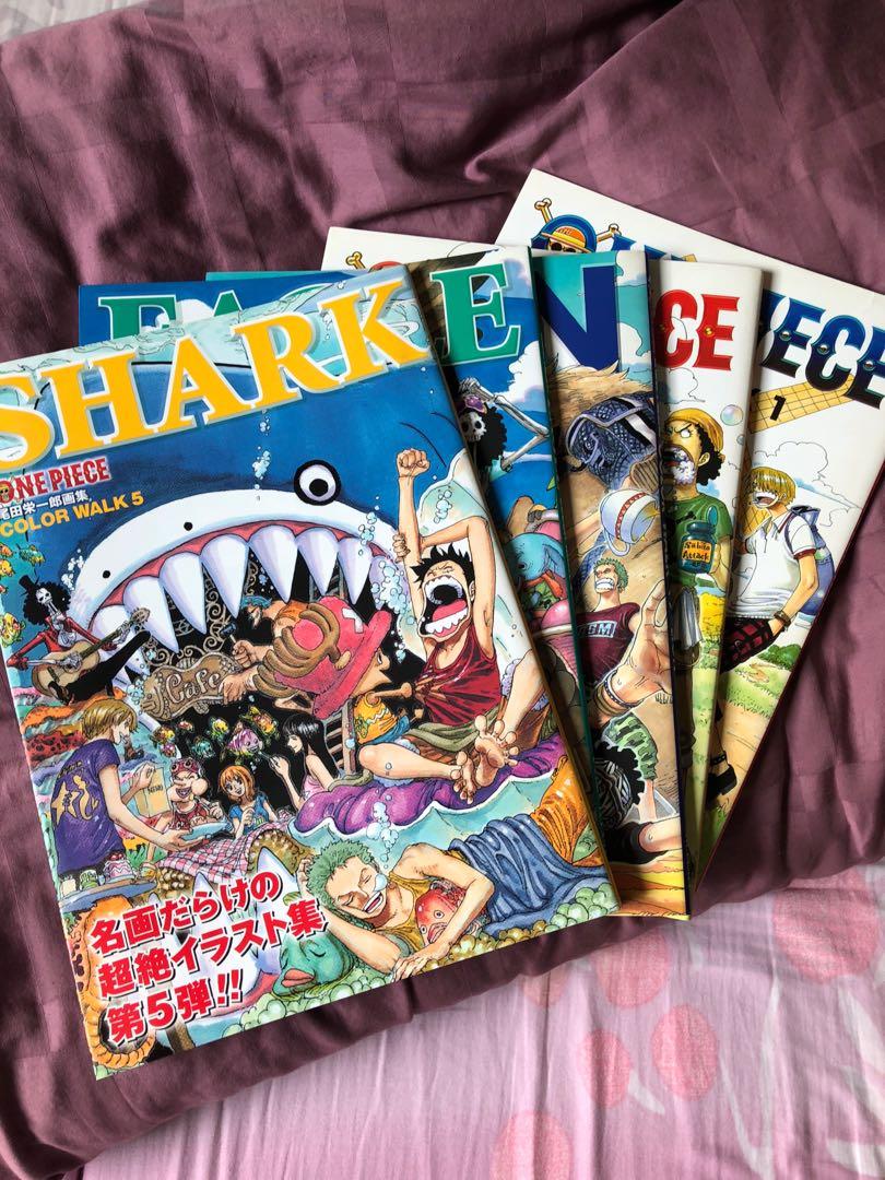 One Piece Color Walk 1 5 Books Stationery Comics Manga On Carousell
