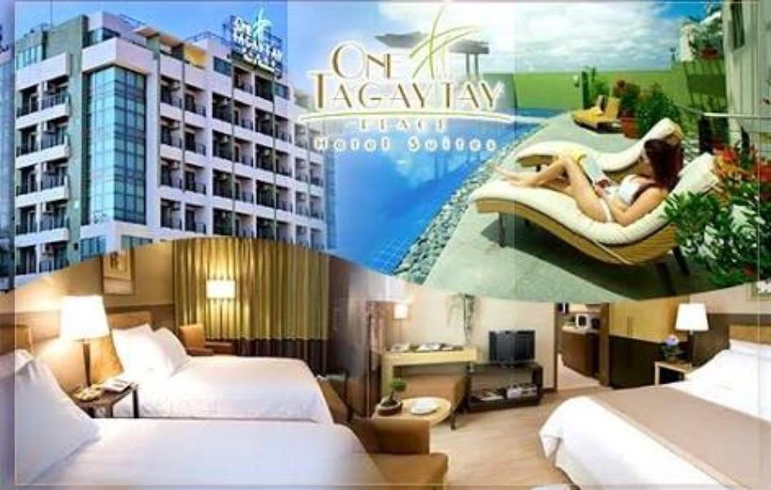 One Tagatay Hotel (Category: Store Credits) located in Manila. Submitted by kuchimiikoo (Listing ID 195847509, Image 2). Description: Accommodatiin in One Tagayatay Hotel Deluxe Room with Breakfast for 2 Last 2 GC on hand 09568992121.