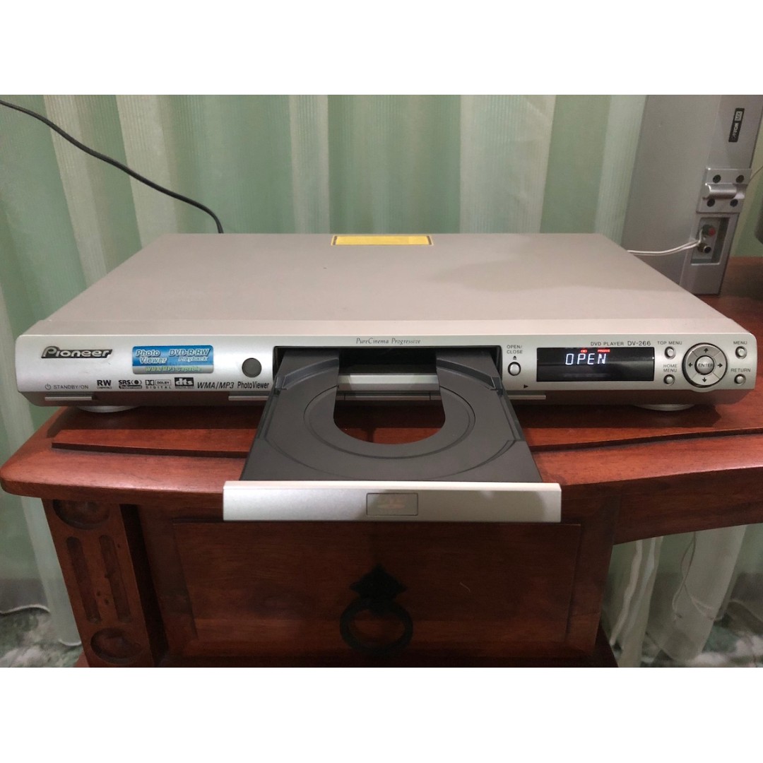 Pioneer DVD player DV-266, TV & Home Appliances, TV & Entertainment ...