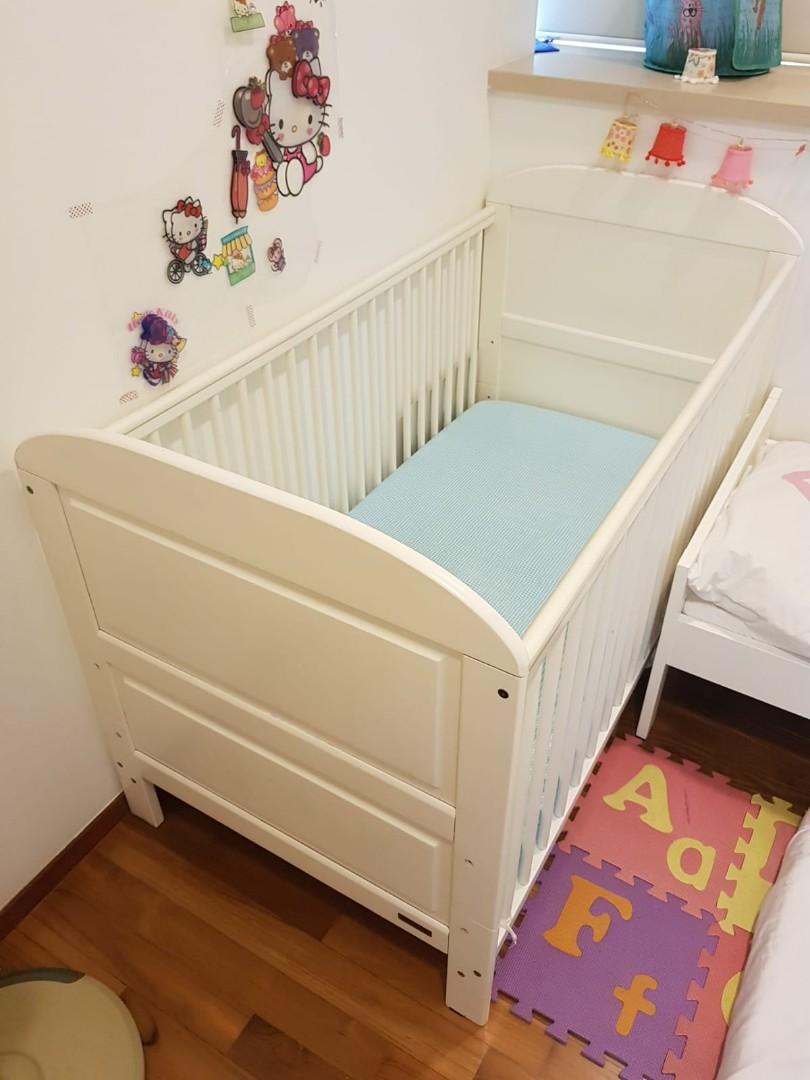 pine cot bed with drawer