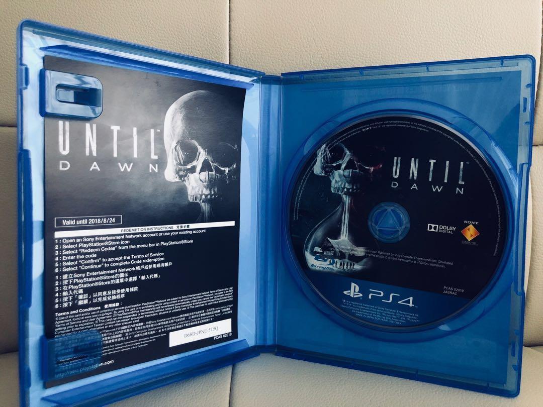 Until dawn digital code sale