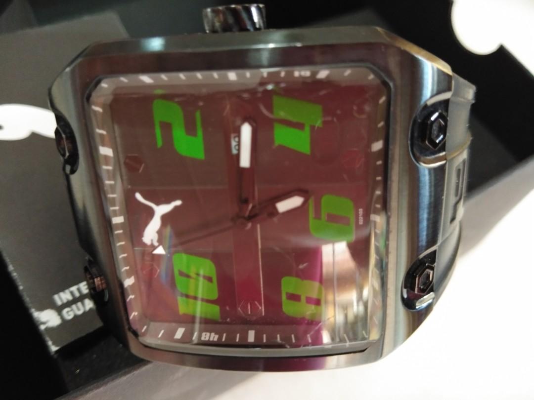 puma stainless steel 805 watch