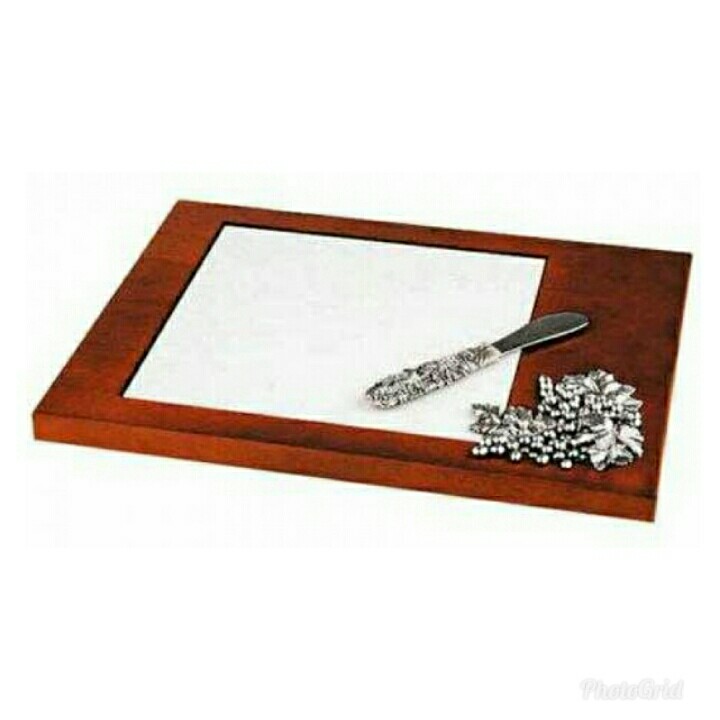 BRAND NEW & AUTHENTIC!! Royal Selangor Savoury Moments Serving Board & Pate Knife Set, Furniture