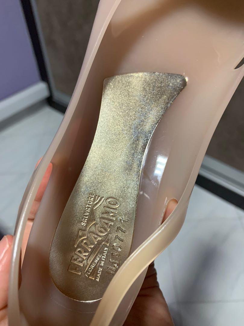 How to spot fake top salvatore ferragamo jelly shoes