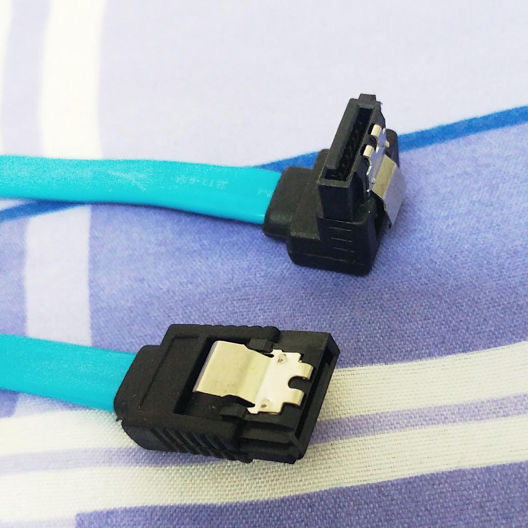 SATA Cable 6Gb/s ASUS名廠高質 SATA線, 電腦＆科技, 電腦周邊及配件, 硬碟及儲存器 Carousell