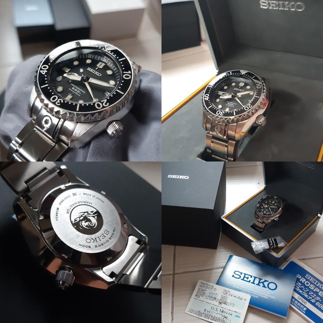 Seiko MM600 SBDB001 automatic spring drive divers watch, Men's Fashion,  Watches & Accessories, Watches on Carousell