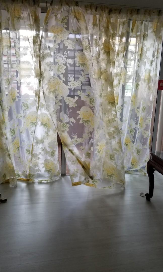 dkny watercolor petunia curtains