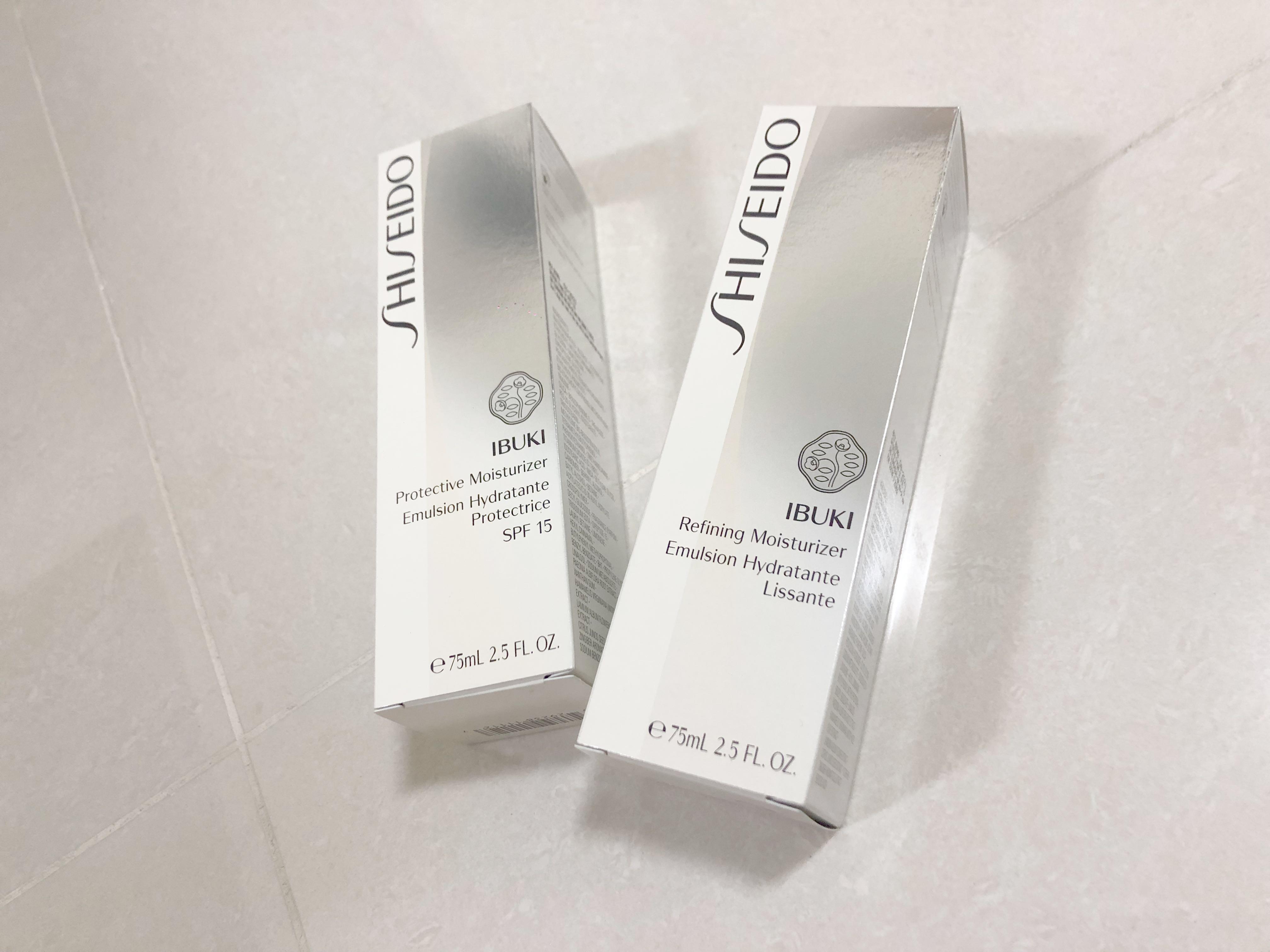 shiseido ibuki protective moisturizer emulsion hydratante protectrice spf 15