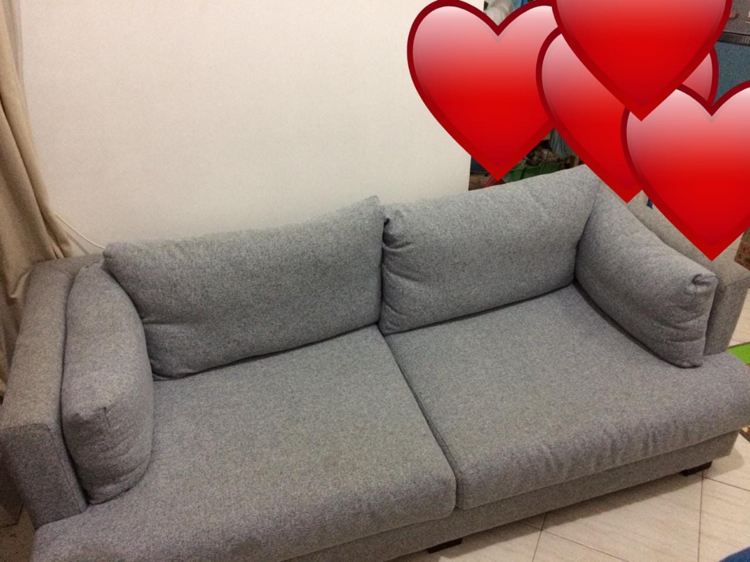 Sofa Ada Zipper Bisa Dicuci Dan Meja Ikea Brand New Perabotan Rumah Di Carousell