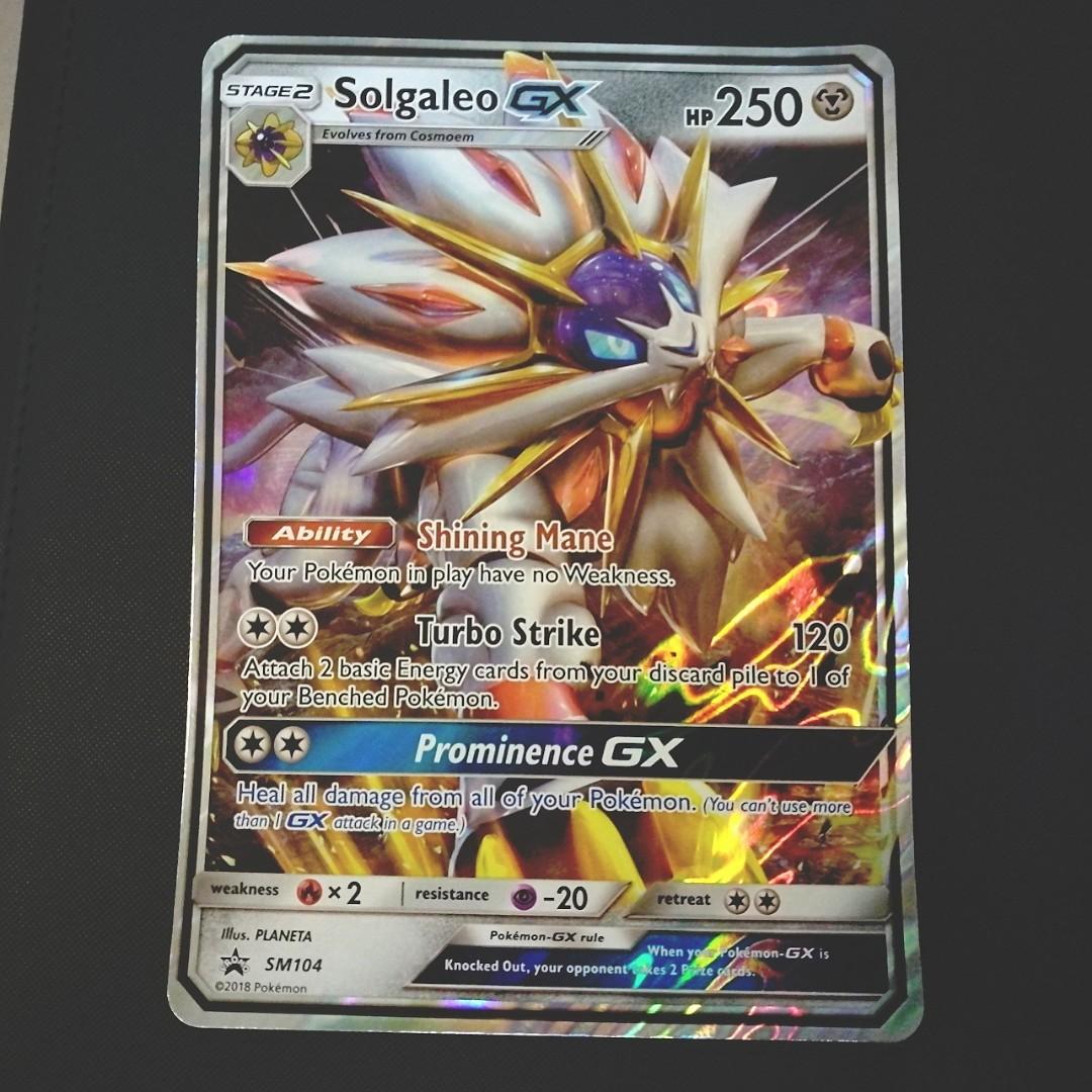 Solgaleo GX Promo Card & Online Code, Hobbies & Toys, Toys & Games on