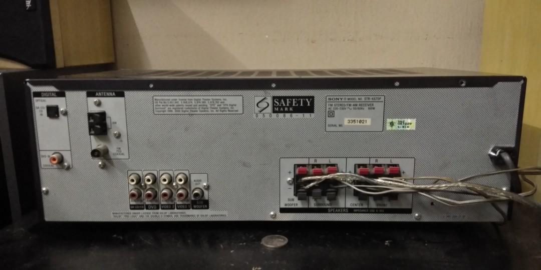 Sony receiver STRK670P, Audio, Portable Audio Accessories on Carousell