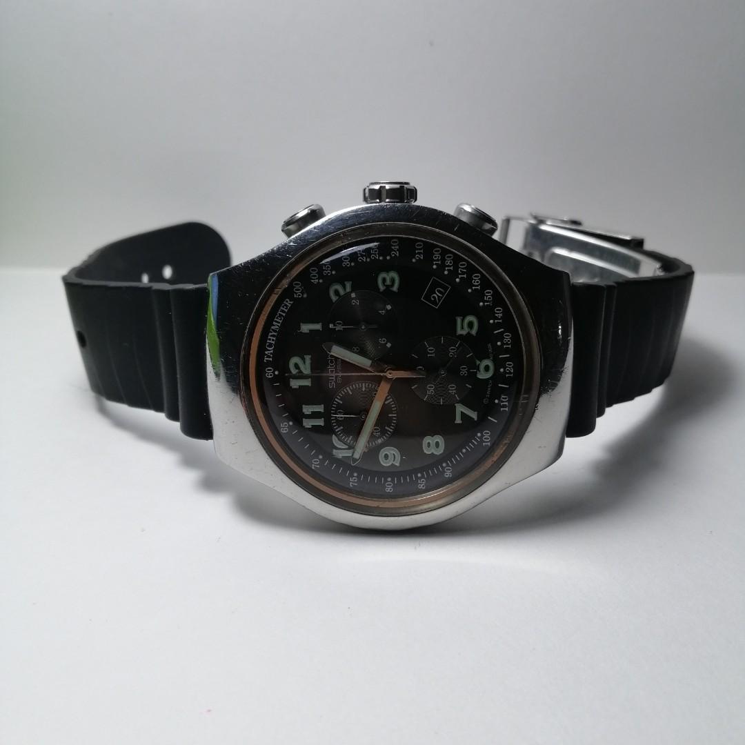 Swatch Chronograph XL Your Turn Swiss Quartz Watch, Men's Fashion ...