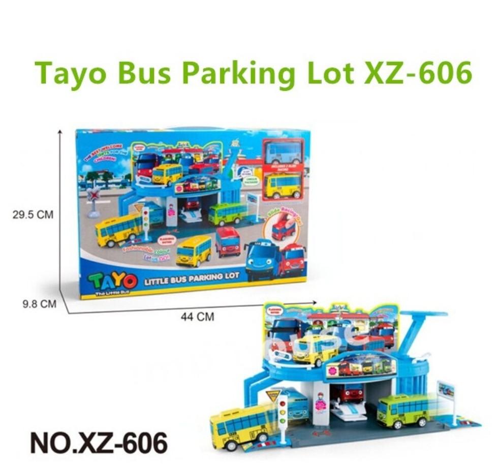 tayo the little bus parking garage