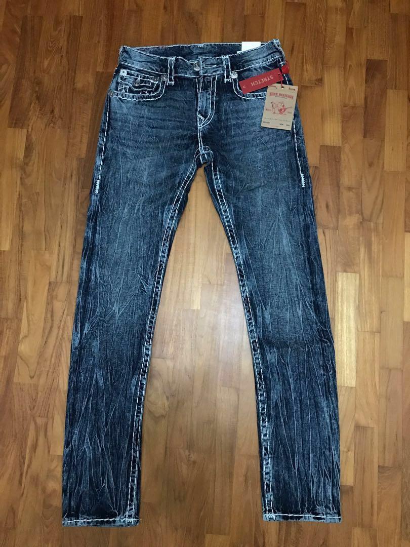 true religion stretch jeans mens