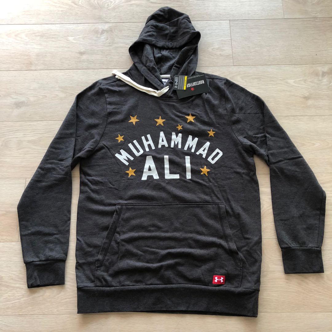 pack Samengroeiing aansporing Under Armour Muhammad Ali Pull Over Hoodie UA, Men's Fashion, Tops & Sets,  Tshirts & Polo Shirts on Carousell